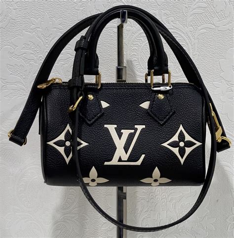 louis vuitton nano speedy empreinte